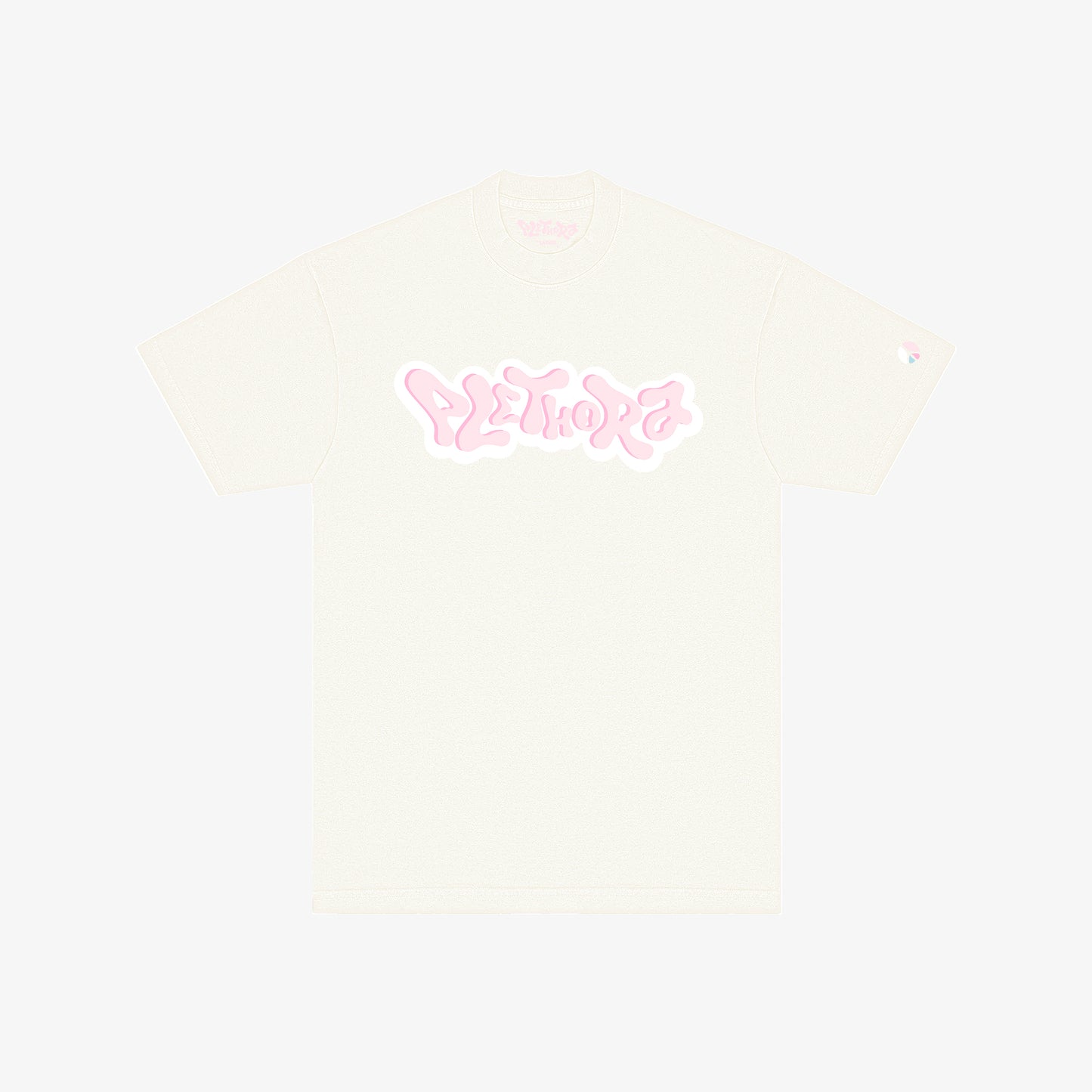 PLETHORA "Wave" Logo Tee - Guava