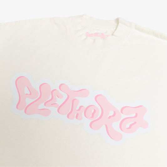 PLETHORA "Wave" Logo Tee - Guava