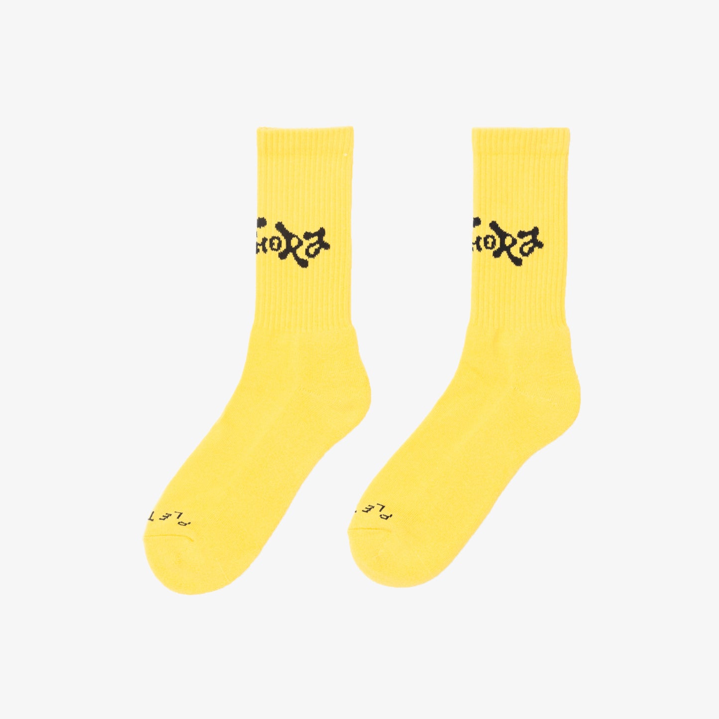 PLETHORA "Wave" Socks - Bumble Bee Yellow / Black