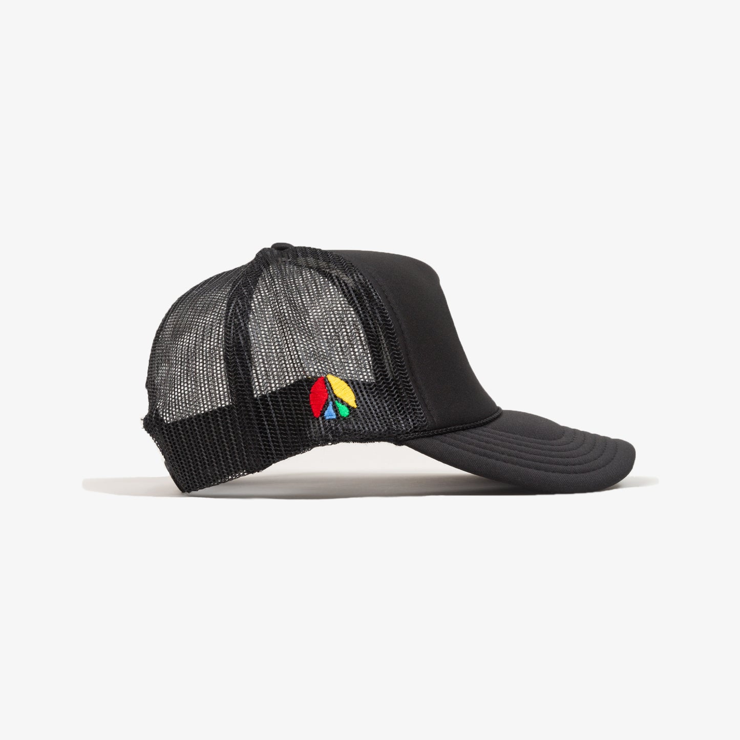"Say Peace" Trucker Hat - Black/Blue
