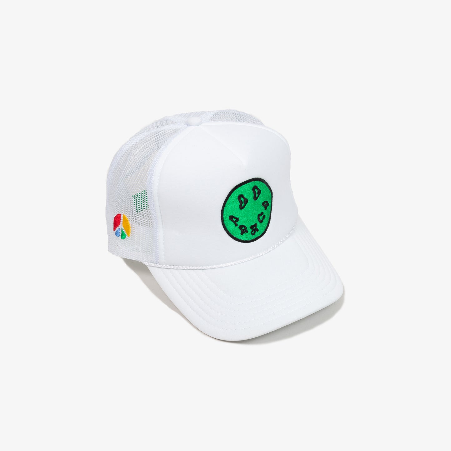 "Say Peace" Trucker Hat - White/Green