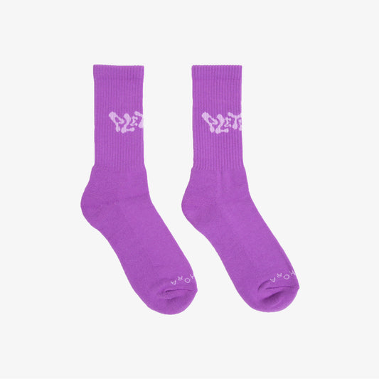 PLETHORA "Wave" Socks - Purple Yam