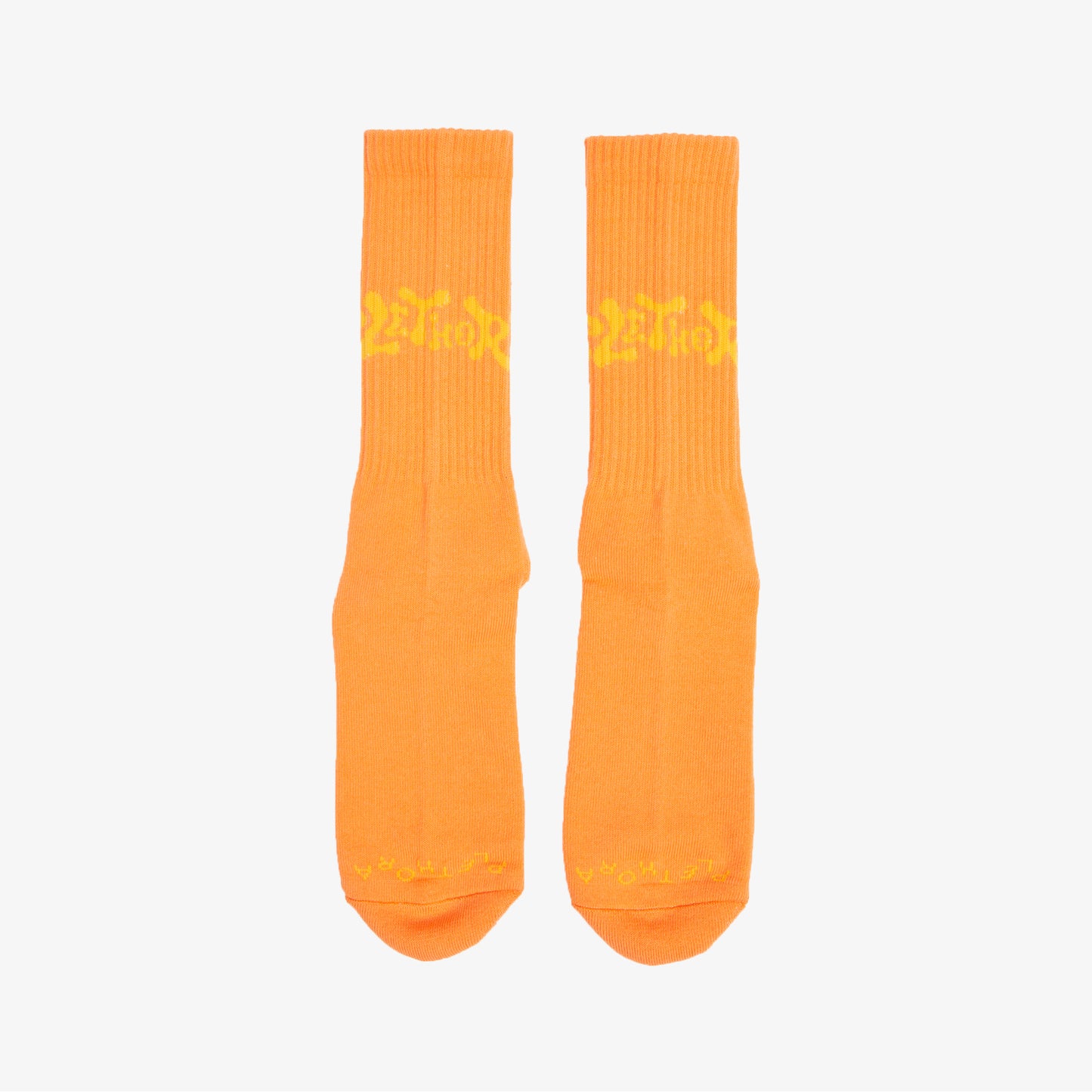 PLETHORA "Wave" Socks - Tangerine Dream