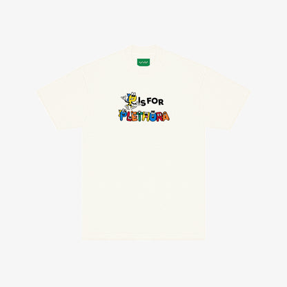 "P is for PLETHORA" Tee - Primary