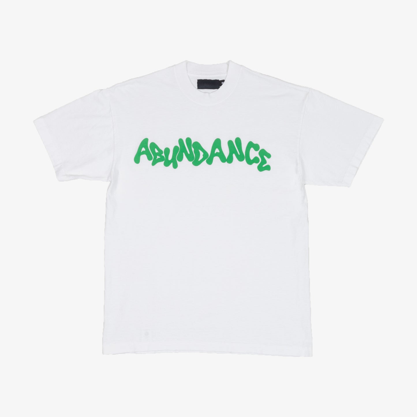 ABUNDANCE "Wave" Logo Tee - White