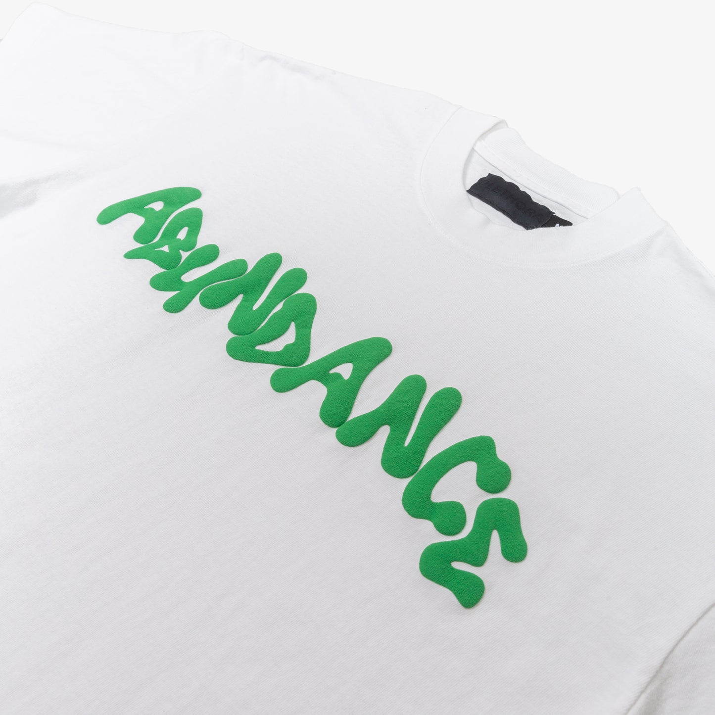 ABUNDANCE "Wave" Logo Tee - White