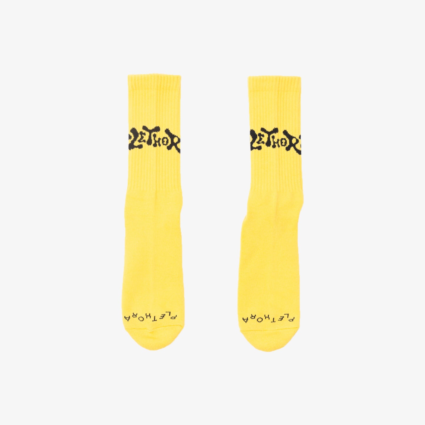 PLETHORA "Wave" Socks - Bumble Bee Yellow / Black