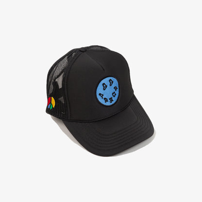 "Say Peace" Trucker Hat - Black/Blue