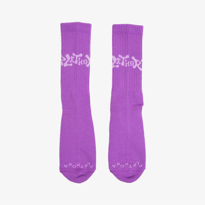 PLETHORA "Wave" Socks - Purple Yam