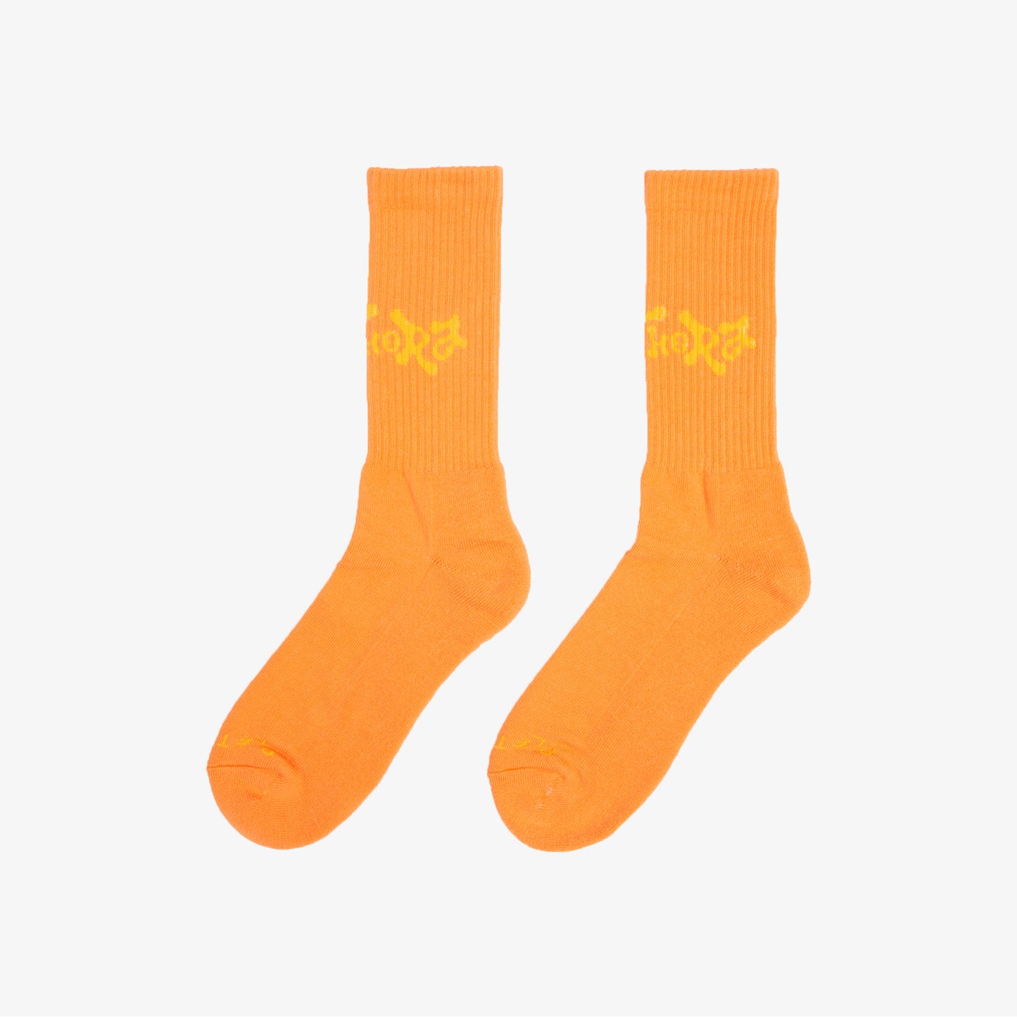 PLETHORA "Wave" Socks - Tangerine Dream